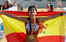 María Pérez, emocionada tras conquistar la medalla de oro