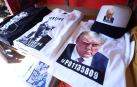 Camisetas con el rostro de Donald Trump y su número de preso en la tienda Y-Que de Los Angeles