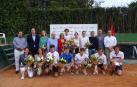 Foto de familia tras la conclusión del Campeonato Navarro Absoluto 2023 "Mercedes-Benz Gazpi"
