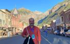 Oskar Alegria en el festival de Telluride, Colorado.