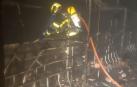 Incendio en una granja de Chiclana de la Frontera