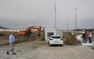 Personal de Obras y Medio Ambiente de FCC instaló las primeras casetas y las máquinas comenzaron  a explanar el terreno urbanizado en 2021