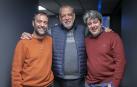 Agustín Martínez (izq.), Jorge Díaz y Antonio Mercero, el trío que se esconde tras el pseudónimo de Carmen Mola