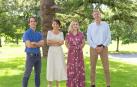 Los investigadores de la Universidad de Navarra Gonzalo Arrondo, Cristina López del Burgo, Sara Magallón y Alfonso Osorio