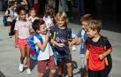 Fotos del inicio del curso escolar 2023/24 en el Colegio San Ignacio, Jesuitas, de Pamplona.