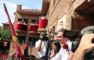Fotos del cohete de fiestas de Cintruénigo./