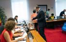 Constitución de una de las Comisiones del Parlamento de Navarra