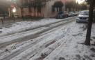 Las calles se han teñido de blanco