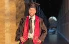 Miguel Barrena Galiano, el día de su graduación en Texas Tech University