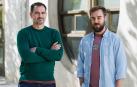 Iñigo Liberal (izquierda) y J. Enrique Vázquez-Lozano, en la UPNA