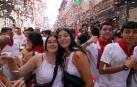 Fotos del cohete e inicio de las fiestas de Sangüesa