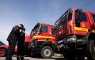 Imagen de archivo de equipos de bomberos de Asturias