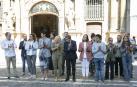 La corporación de Pamplona, concentrada en solidaridad con Libia