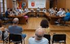 Un momento del pleno celebrado este jueves por la tarde en Estella