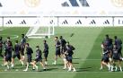 Entrenamiento de la plantilla del Real Madrid este martes, 19 de septiembre, en Valdebebas