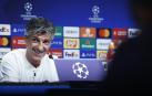 Imanol Alguacil, técnico de la Real Sociedad, en la comparecencia previa al encuentro de Champions contra el Inter de Milán