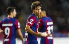 Joao Félix se dirige a la cámara tras anotar uno de los dos tantos marcados al Amberes