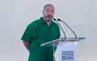 El nuevo director del Museo Reina Sofía, Manuel Segade, interviene durante la presentación del nuevo proyecto que marcará las líneas de trabajo del museo durante los próximos cinco años
