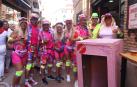 Los disfraces de Barbie no faltaron a la cita en el día del Baby Boom de las fiestas