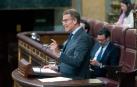 El líder del PP y candidato a la Presidencia del Gobierno, Alberto Núñez Feijóo, interviene este miércoles en el Congreso de los Diputados