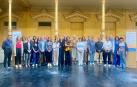 Los participantes del proyecto europeo PLAN4CET junto con la directora general de Transición energética, Proyectos estratégicos y S4, Uxue Itoiz, y la directora de la Oficina de Proyectos Europeos, Silvia Ojer