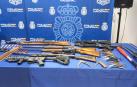 Armas intervenidas a los presuntos autores de los tiroteos en la barriada de la Bajadilla en Algeciras