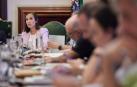 La edil de Hacienda, María Echávarri (UPN) durante las explicaciones en el pleno