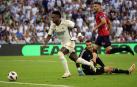 Jugadas del encuentro de la Jornada 9 de LaLiga EA Sports entre rojillos y merengues disputado en el Santiago Bernabéu