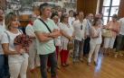 Cargos electos de la comarca, en la recepción del día de la merindad de las pasadas fiestas de Estella