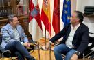El alcalde de Tudela, Alejandro Toquero, junto al primer edil de Tarazona, Antonio Jaray