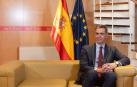 Pedro Sánchez, durante su ronda de contactos para la investidura