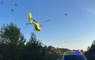Servicios de Emergencia desplegados para atender el accidente