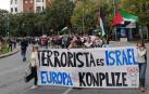 Manifestación en Pamplona en apoyo de Palestina
