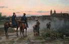 'El saludo'. Cuadro de Augusto Ferrer-Dalmau