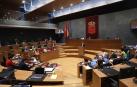 Imagen de uno de los últimos Plenos del Parlamento de Navarra.