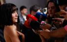 La cantante Aitana realiza declaraciones a los medios en el photocall de los 40 Music Awards Santander 2023