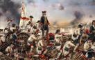 ‘Por España y por el rey, Gálvez en América’, pintura de Augusto Ferrer-Dalmau que refleja el intento inglés de romper el cerco a Pensacola