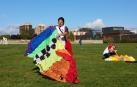 IX Certamen- Exhibición Solidaria de Vuelo de Cometas en la estación de autobuses de Pamplona