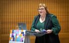 Consuelo Corella, secretaria técnica de EINA, durante su intervención en la jornada de Civican