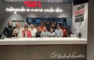 Buena parte de la plantilla de KFC, en el restaurante de la avenida de Pío XII de Pamplona