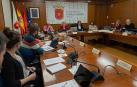 Un momento del pleno celebrado ayer por la tarde en el Ayuntamiento de Estella.