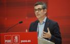 El ministro de la Presidencia en funciones y miembro de la comisión negociadora del PSOE para la investidura, Félix Bolaños