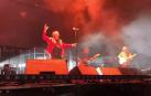 El artista ha salido al escenario ante los aplausos del público