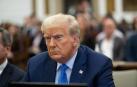 Donald Trump, este lunes en el juicio contra la Organización Trump