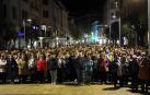 Concentración "contra la violencia vicaria" en Estella.