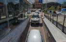 Acceso al aparcamiento subterráneo de Estella