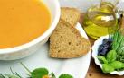 Imagen de archivo de un plato de sopa