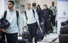 Los jugadores de la selección española llegan a Larnaca (Chipre) donde se enfrentarán a la selección local