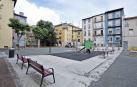 Imagen de la plaza de Santa Anta, situada entre las calles Jarauta y Mayor del Casco Viejo