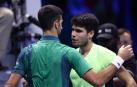 Djokovic junto a Alcaraz en las semifinales de las Finales ATP